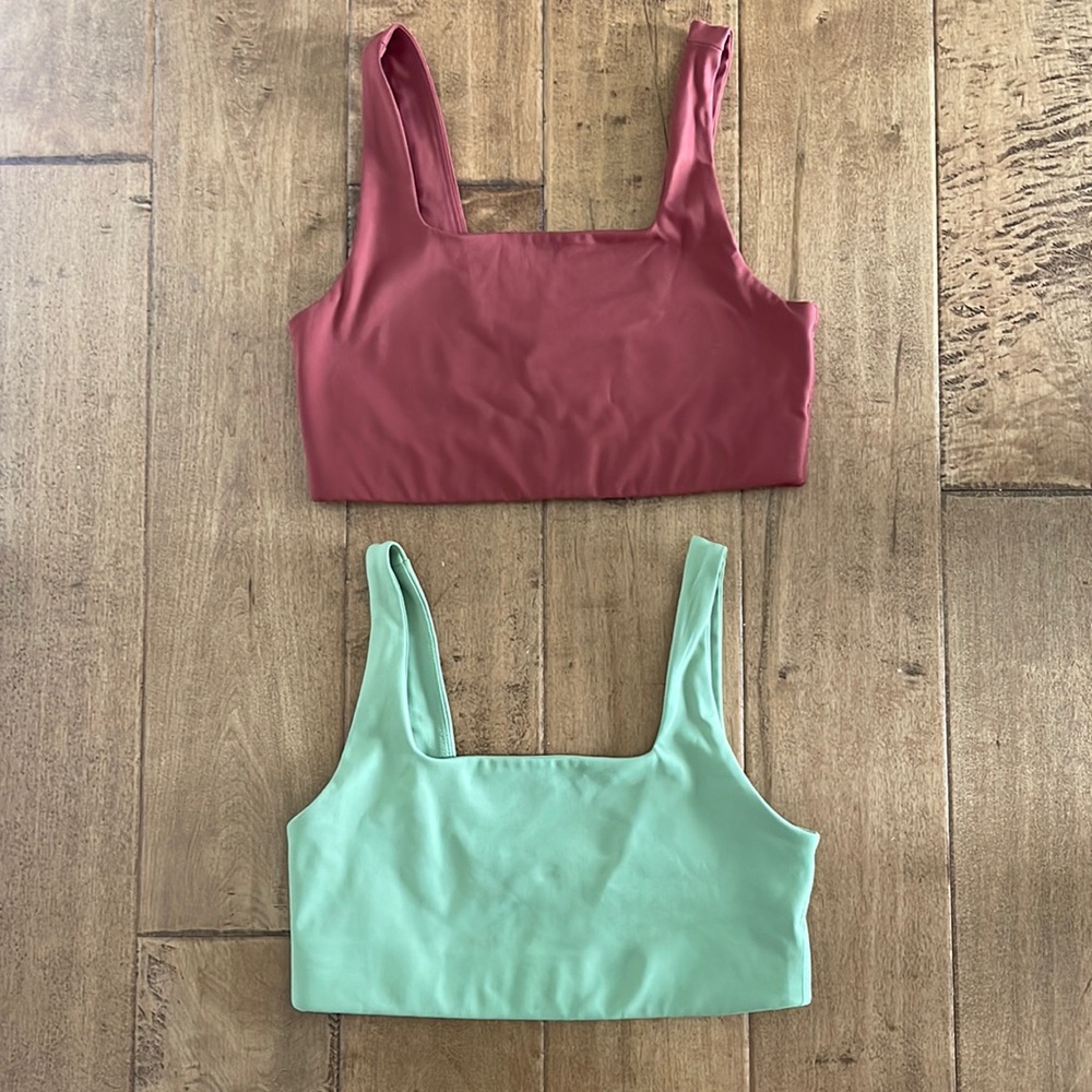 Girlfriend Collective Square Neck Bra Bundle